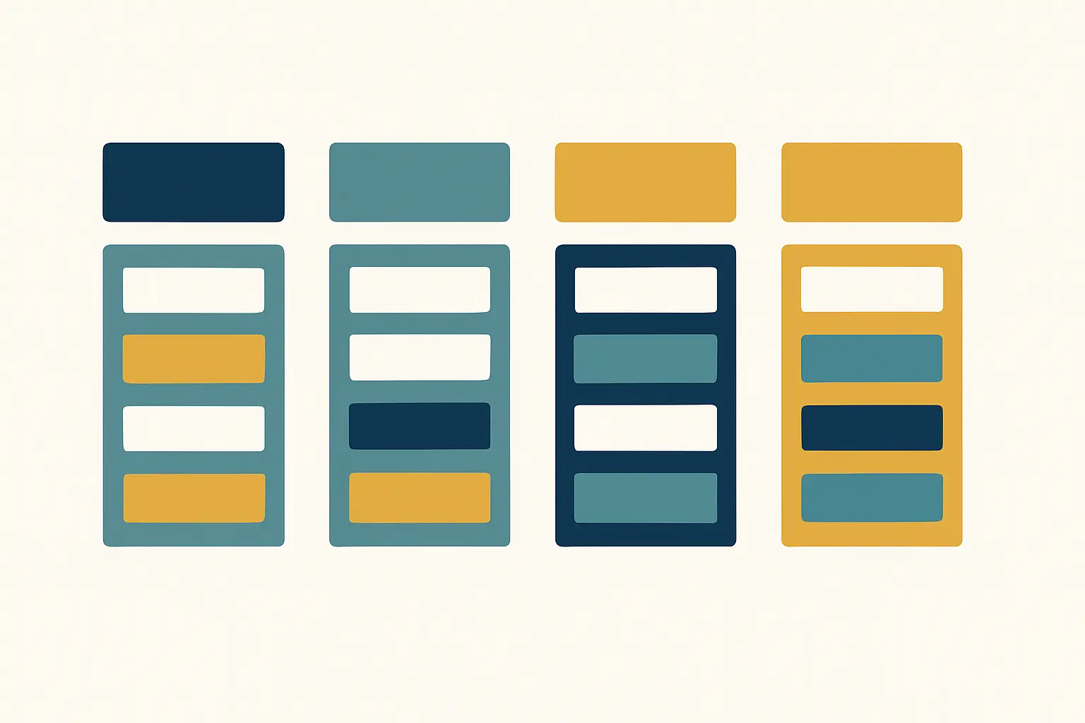 Abstract illustration of a structured citation library