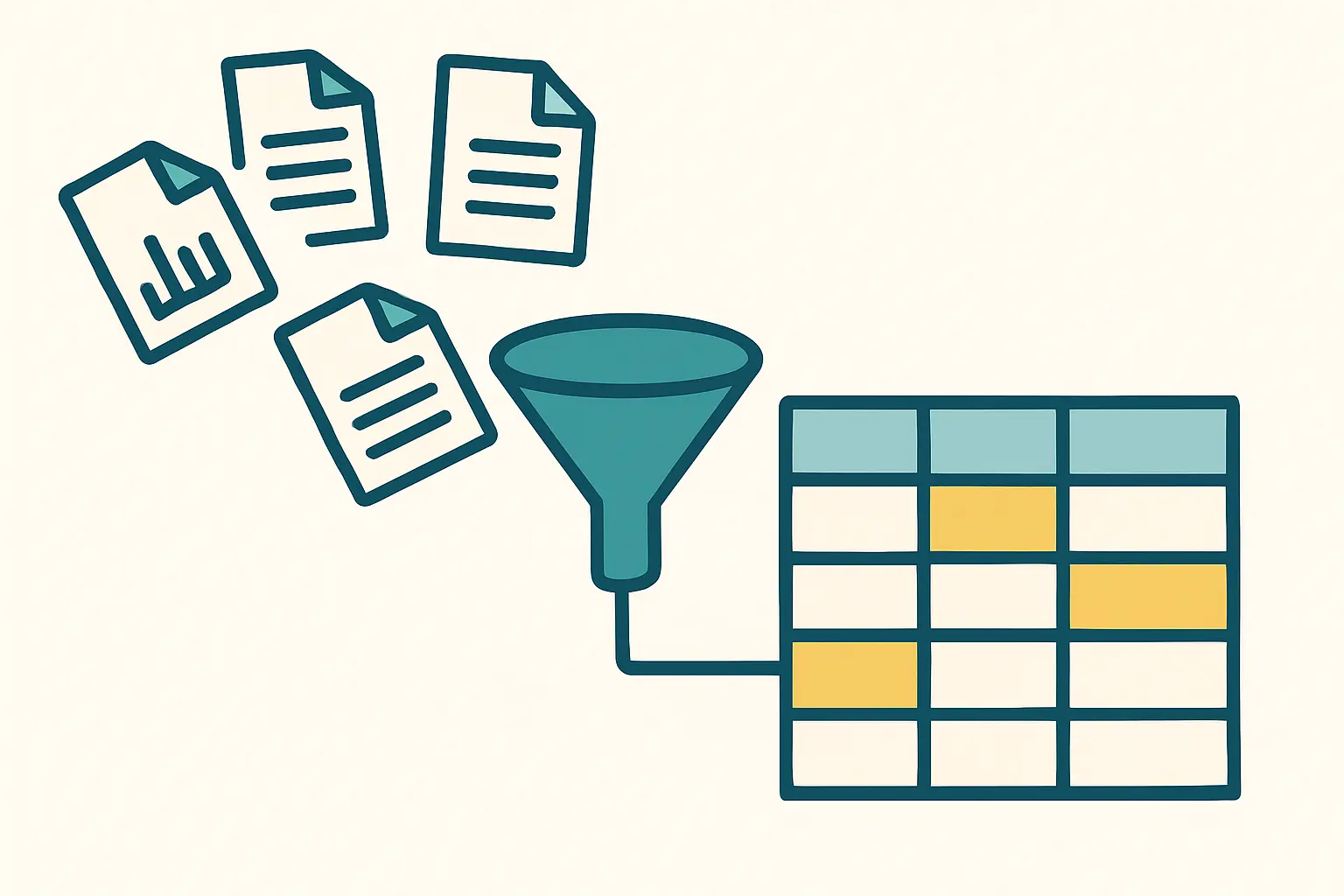 From scattered papers to a synthesis matrix