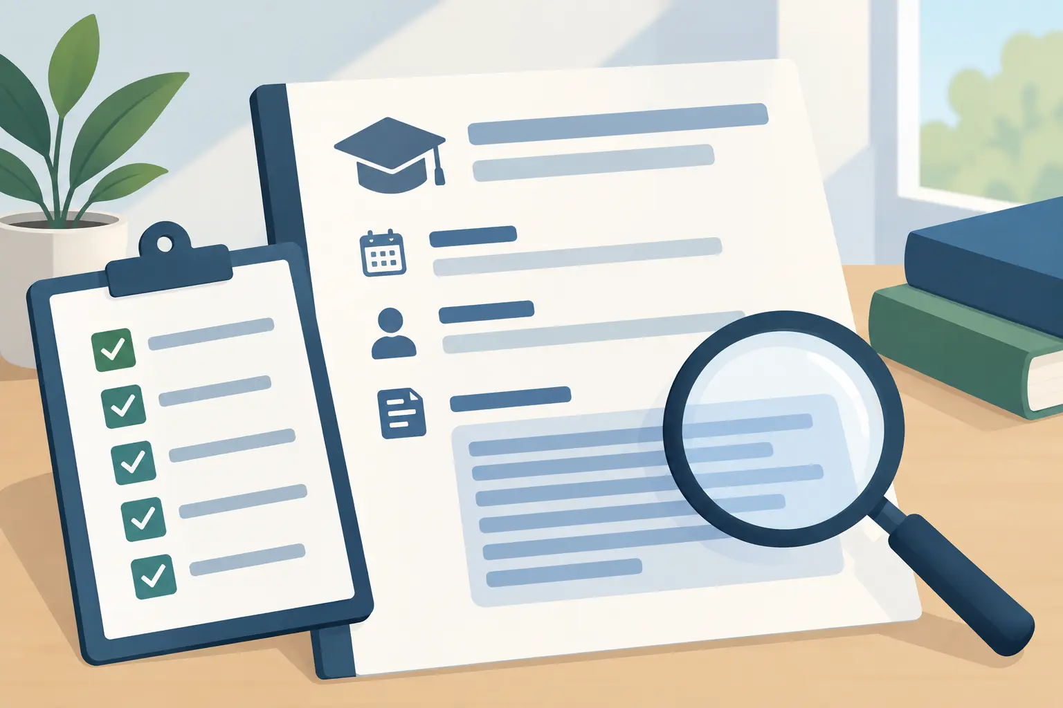 Checklist for reading a thesis record page before downloading the PDF